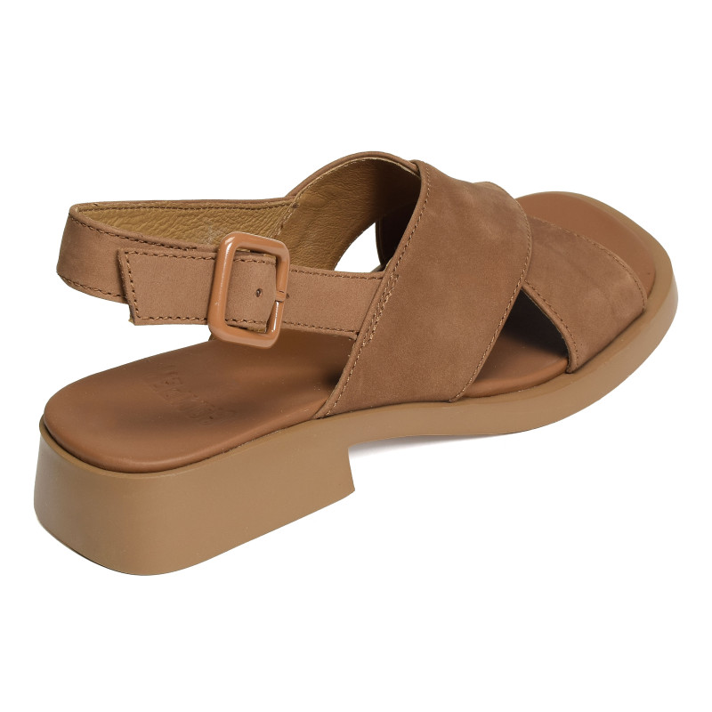 DANA K201600 Camel, Sandales plates Camper