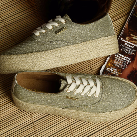COSMILIGHT Champagne, Espadrilles Les Tropéziennes