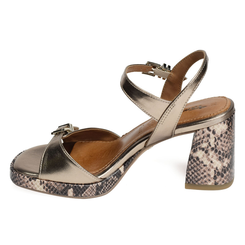 28317 Bronze, Nu-Pieds à talon Tamaris