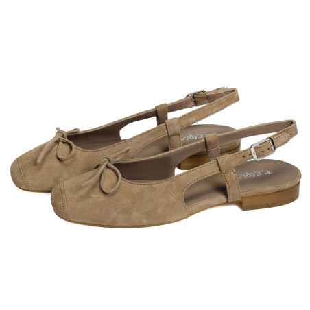 CIRCEE Naturel, Slingback Reqins