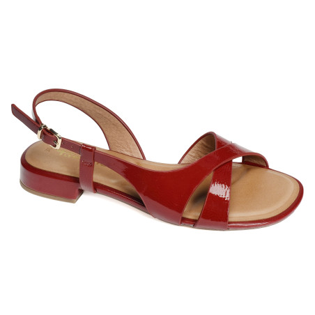 28123 Verni Rouge, Sandales plates Tamaris