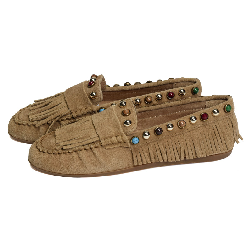 E29015 Tan, Mocassins Inuovo