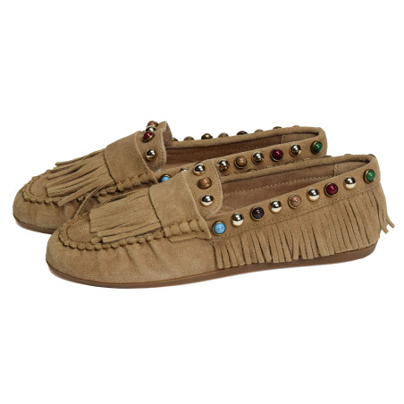 E29015 Tan, Mocassins Inuovo