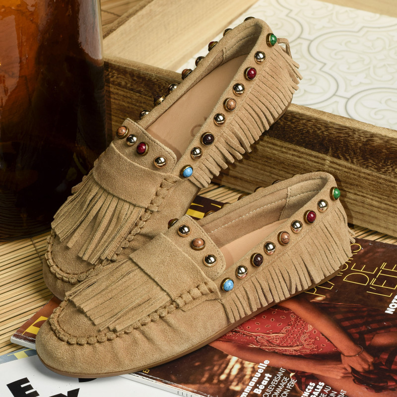 E29015 Tan, Mocassins Inuovo