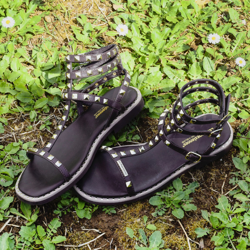 CORALIE Chocolat, Sandales plates Les Tropéziennes