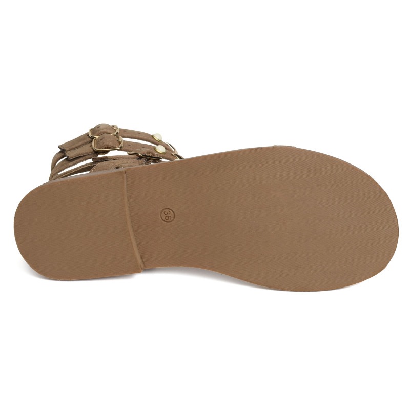 CORIKA Beige, Sandales plates Les Tropéziennes