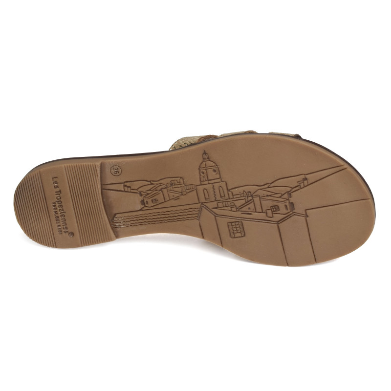 HAMIGA Beige, Mules Les Tropéziennes