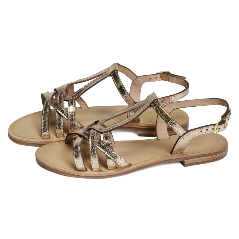 HASTRO Or, Sandales plates Les Tropéziennes