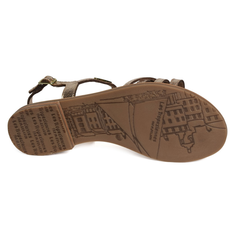 HASTRO Or, Sandales plates Les Tropéziennes