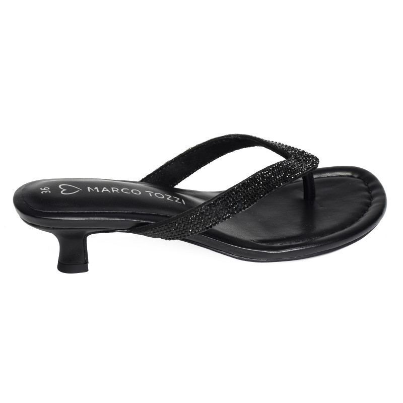 27207 Noir, Tongs Marco Tozzi