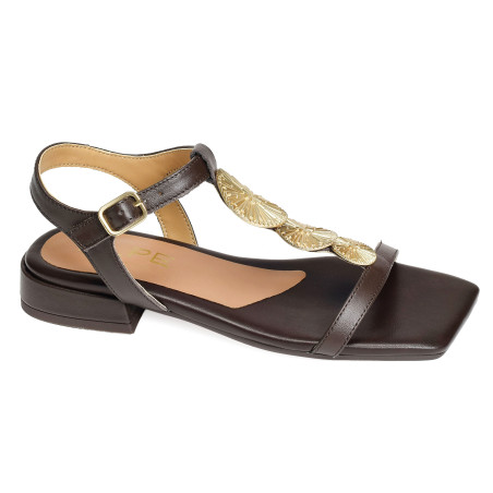 SAINT TROPEZ 5586 Marron, Sandales plates Alpe