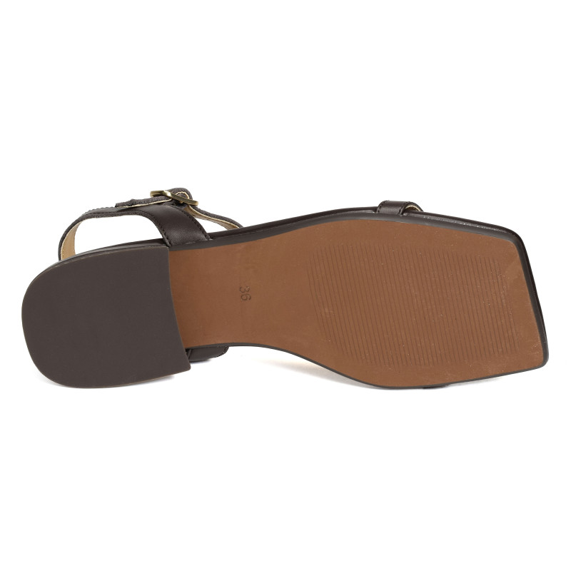 SAINT TROPEZ 5586 Marron, Sandales plates Alpe