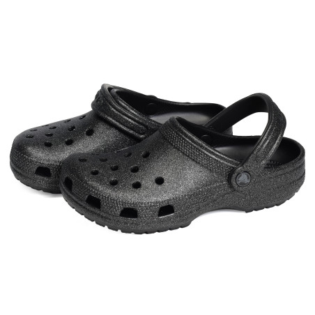 CLASSIC GLITTER CLOG Noir, Sabots Crocs