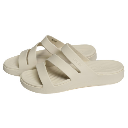 GETAWAY STRAPPY Ecru, Claquettes Crocs