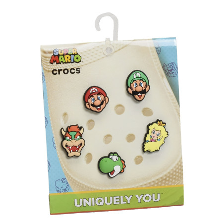 SUPER MARIO Multicolore, Bijoux de chaussures Crocs