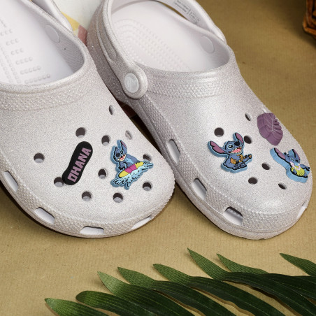 STITCH TROPICAL Multicolore, Bijoux de chaussures Crocs