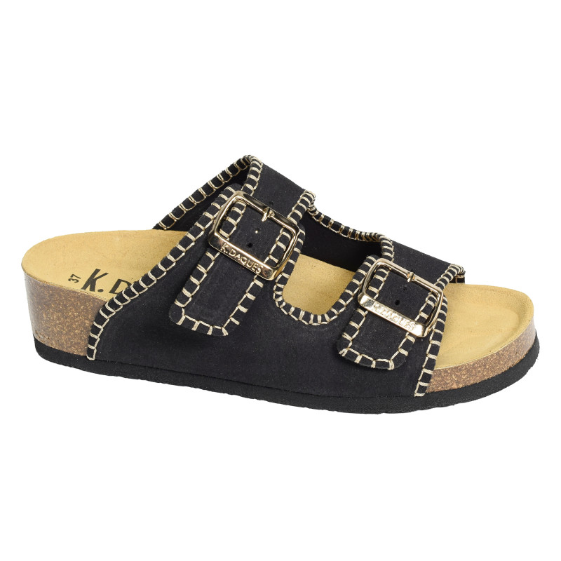 GRIMA Noir, Mules K.Daques