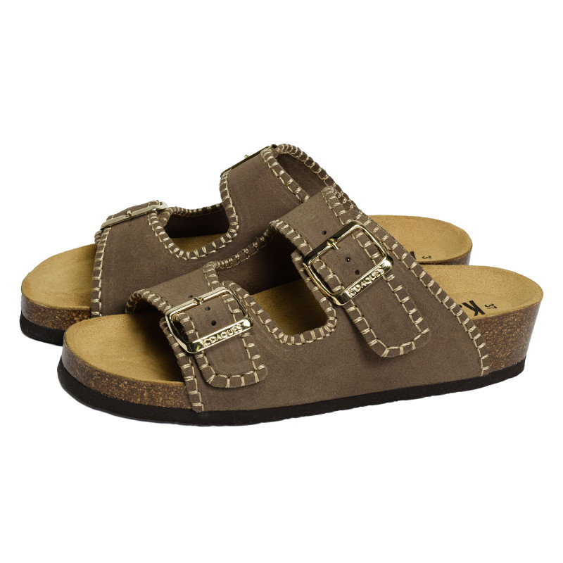 GRIMA Taupe, Mules K.Daques