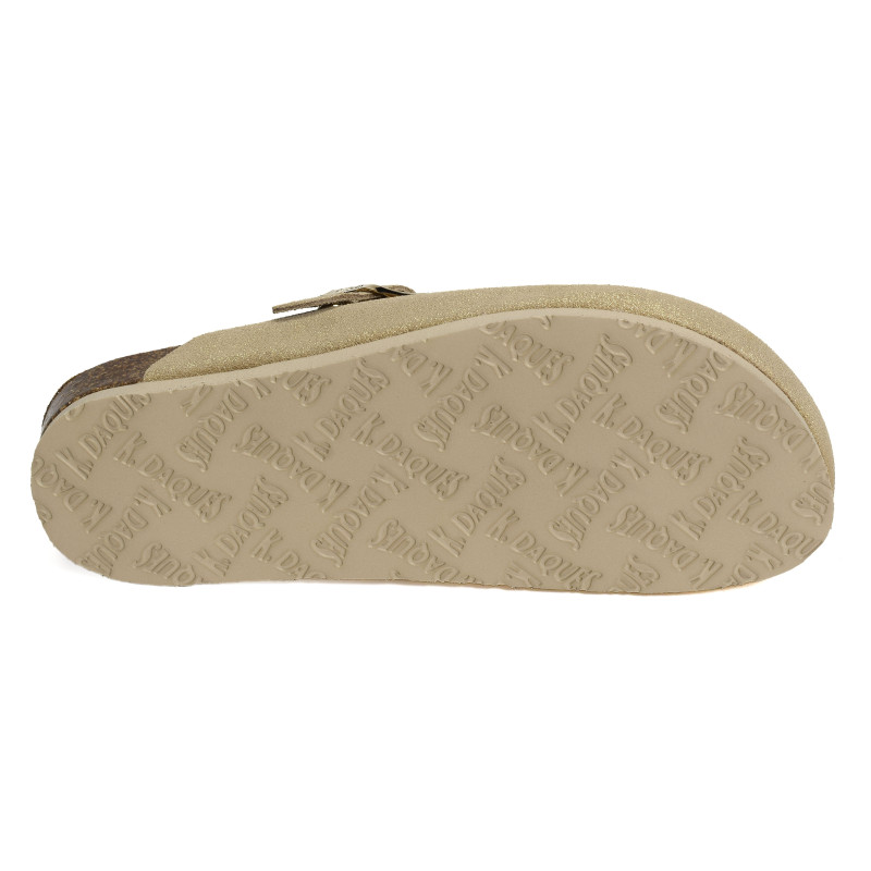 RIBANA Beige Or, Sabots K.Daques