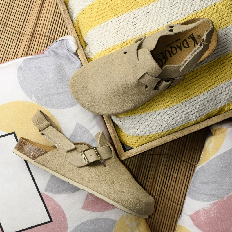 RIBAUD Beige, Sabots K.Daques