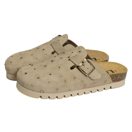 RIEL Beige, Sabots K.Daques