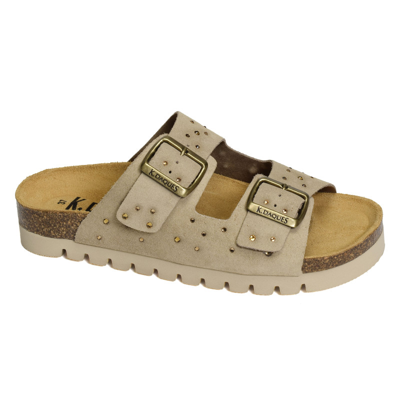 RIVA Beige, Mules K.Daques