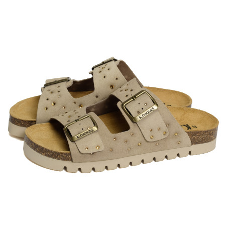 RIVA Beige, Mules K.Daques