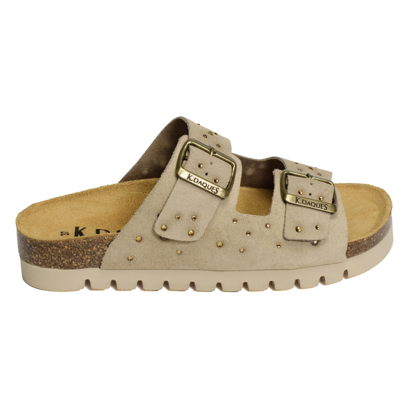 RIVA Beige, Mules K.Daques