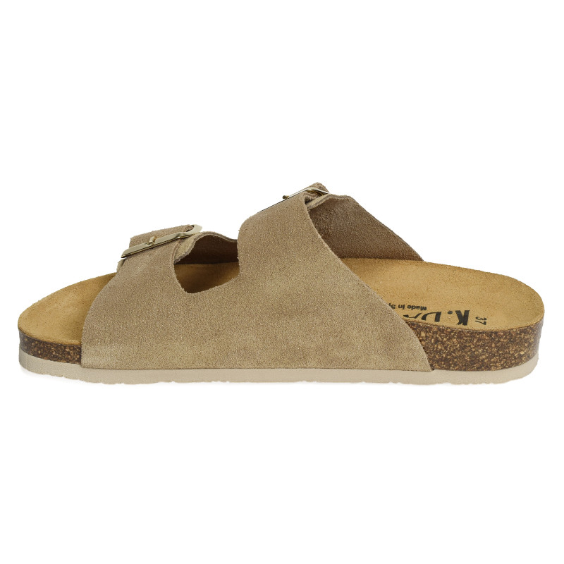 ROSALIE Beige Or, Mules K.Daques