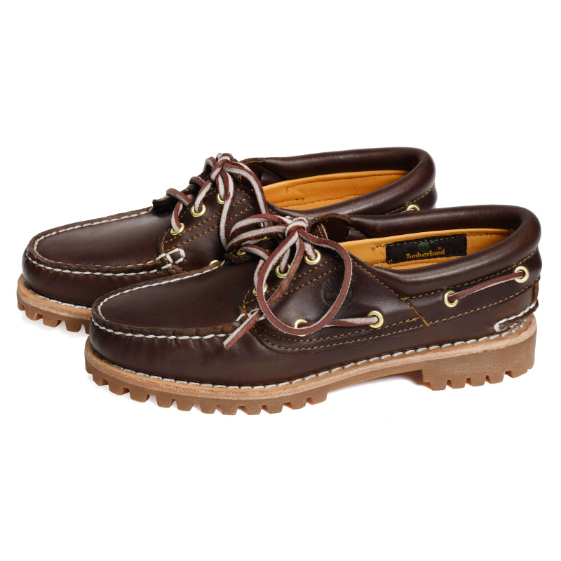AUTHENTIC BOAT SHOE W Marron, Bateaux Timberland