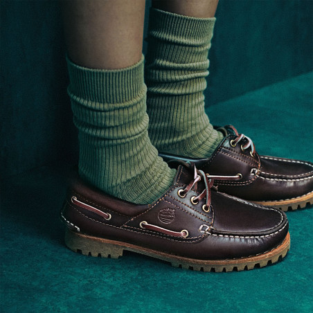 AUTHENTIC BOAT SHOE W Marron, Bateaux Timberland