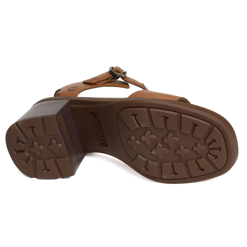 BELLEVAUX BACKSTRAP Marron, Nu-Pieds à talon Timberland
