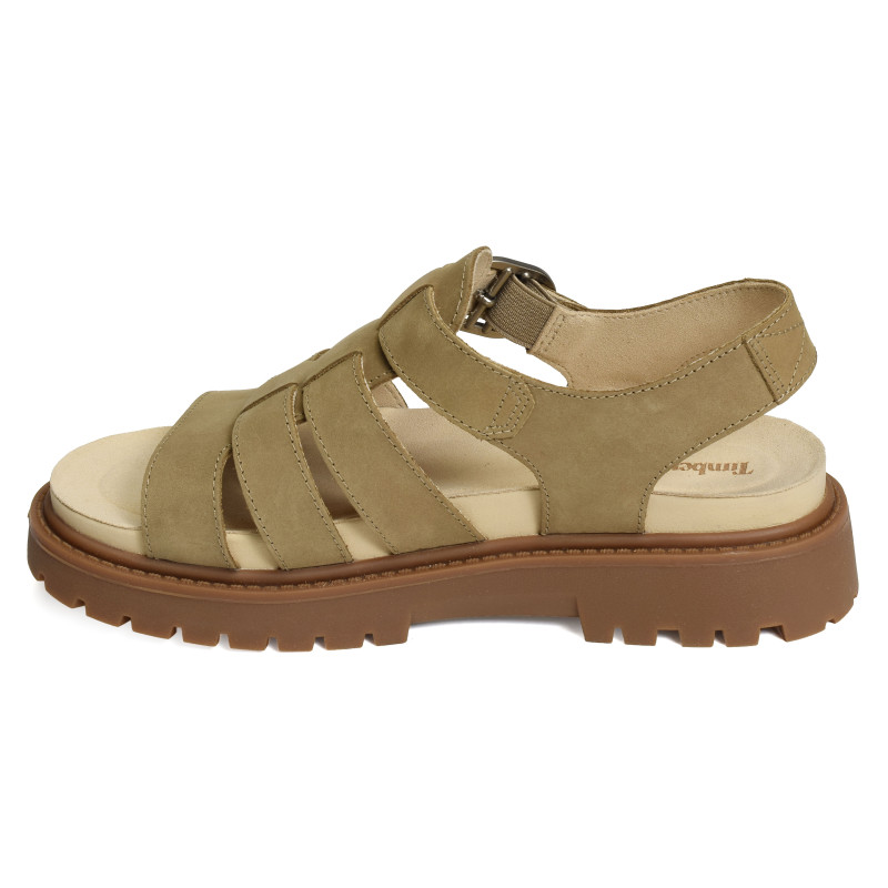 CLAIREMONT WAY FISHERMAN Beige, Nu-Pieds à plateforme Timberland