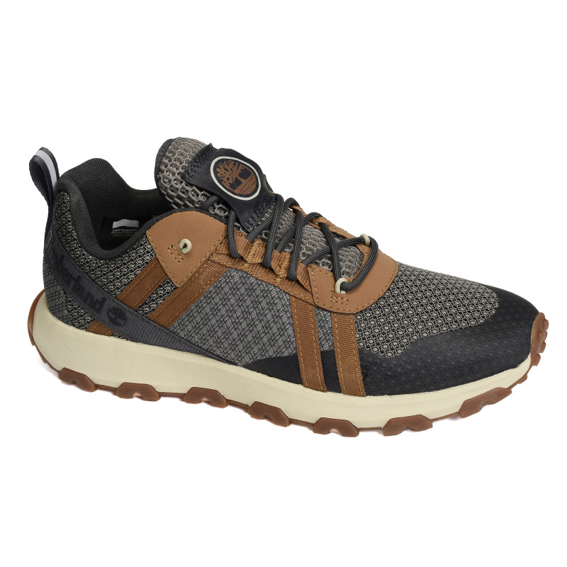 WINSOR TRAIL Gris Marron, Baskets running Timberland