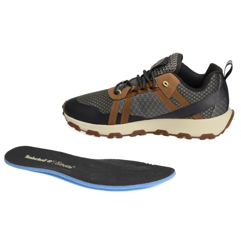 WINSOR TRAIL Gris Marron, Baskets running Timberland