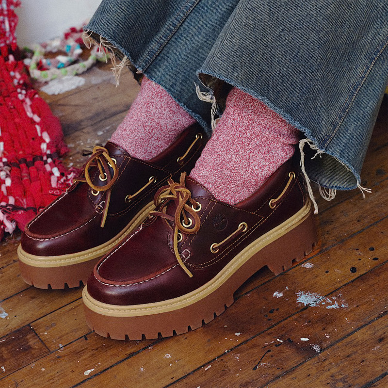 STONE STREET BOAT SHOE Bordeaux, Bateaux Timberland