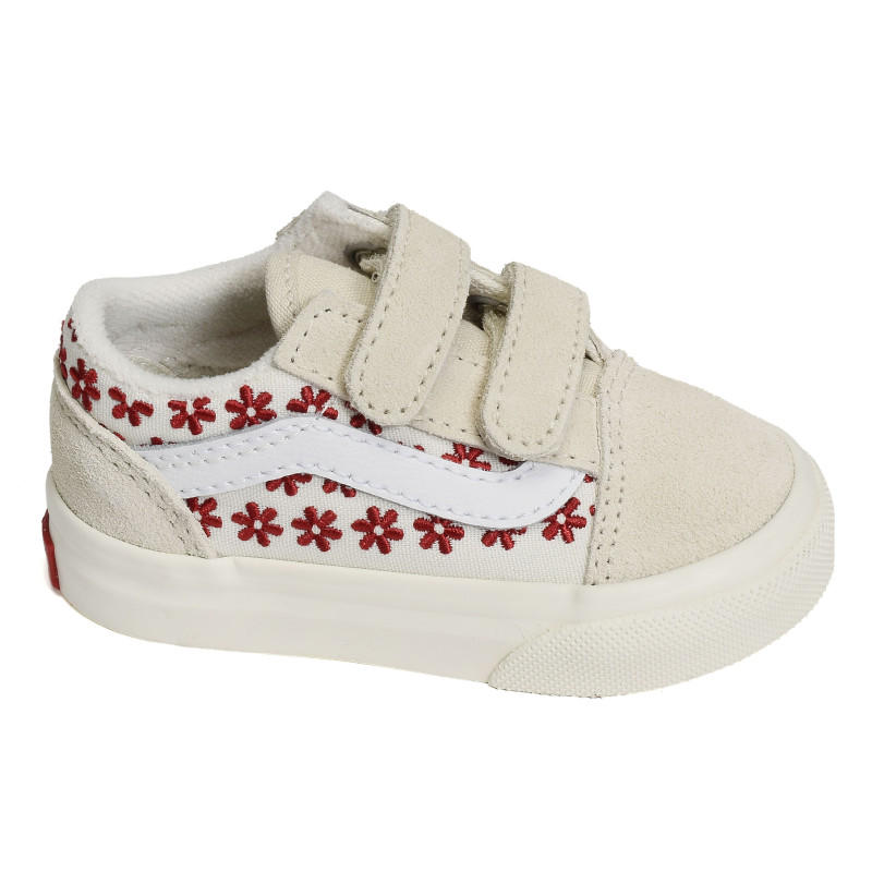 TD OLD SKOOL Beige Rouge, Sneakers basses Vans