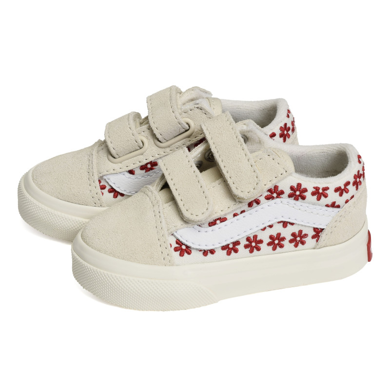 TD OLD SKOOL Beige Rouge, Sneakers basses Vans