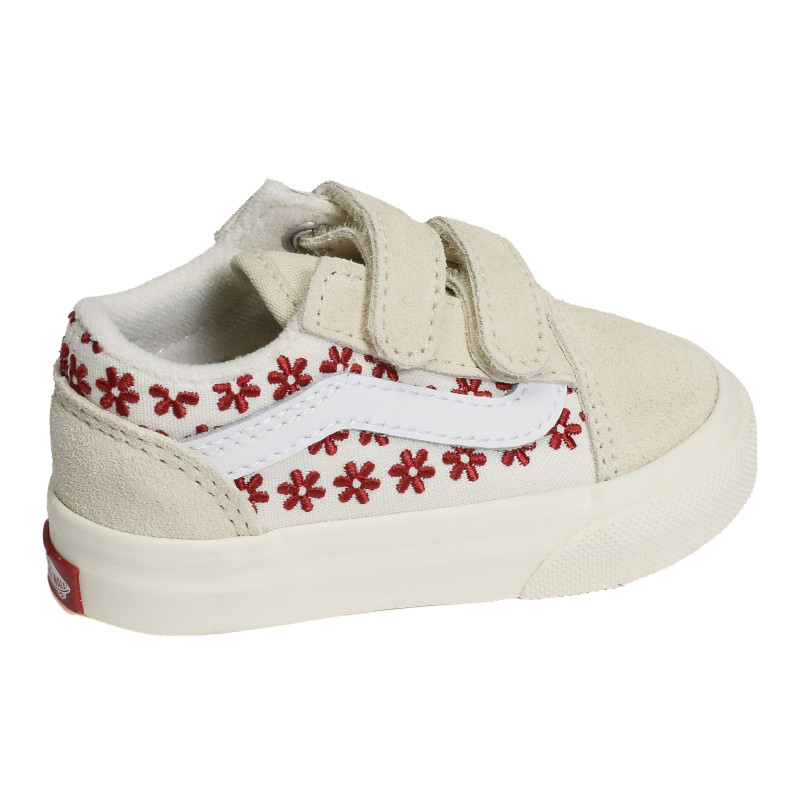 TD OLD SKOOL Beige Rouge, Sneakers basses Vans