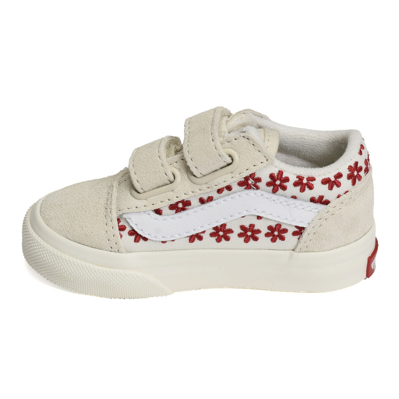 TD OLD SKOOL Beige Rouge, Sneakers basses Vans