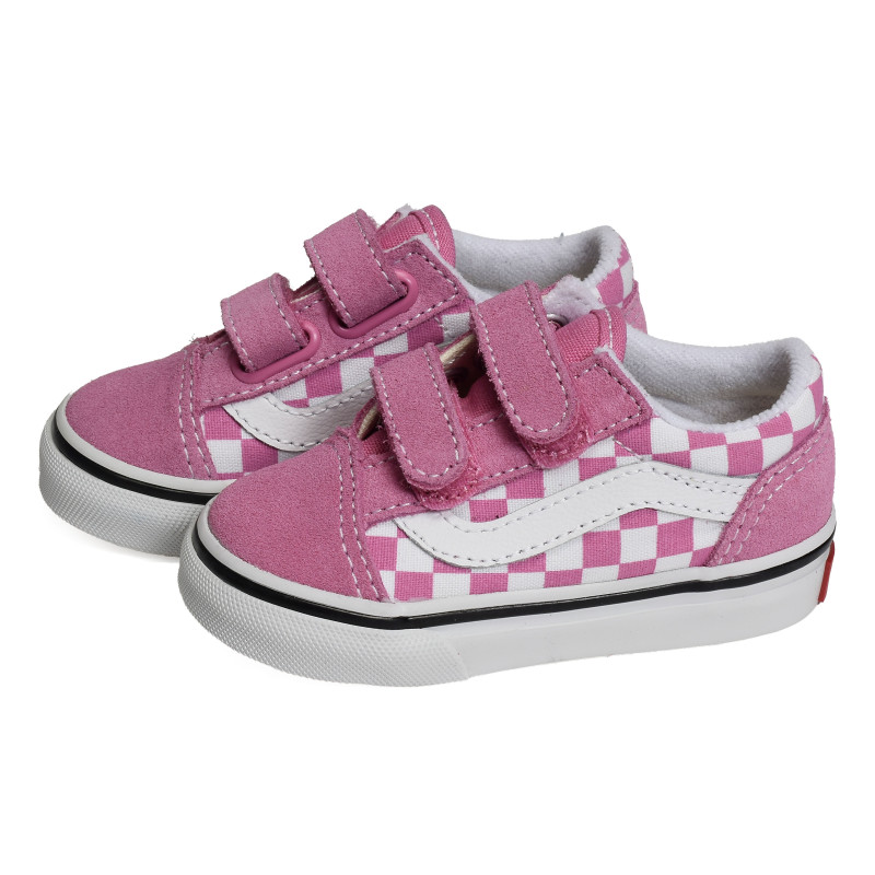 TD OLD SKOOL Rose Blanc, Sneakers basses Vans