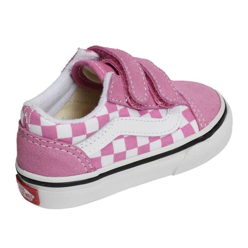 TD OLD SKOOL Rose Blanc, Sneakers basses Vans