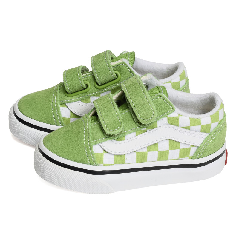 TD OLD SKOOL Vert Blanc, Sneakers basses Vans