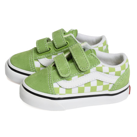 TD OLD SKOOL Vert Blanc, Sneakers basses Vans
