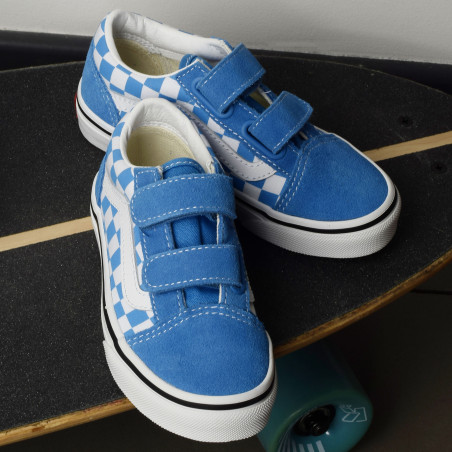 UY OLD SKOOL V Bleu Blanc, Sneakers basses Vans