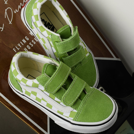 UY OLD SKOOL V Vert Blanc, Sneakers basses Vans