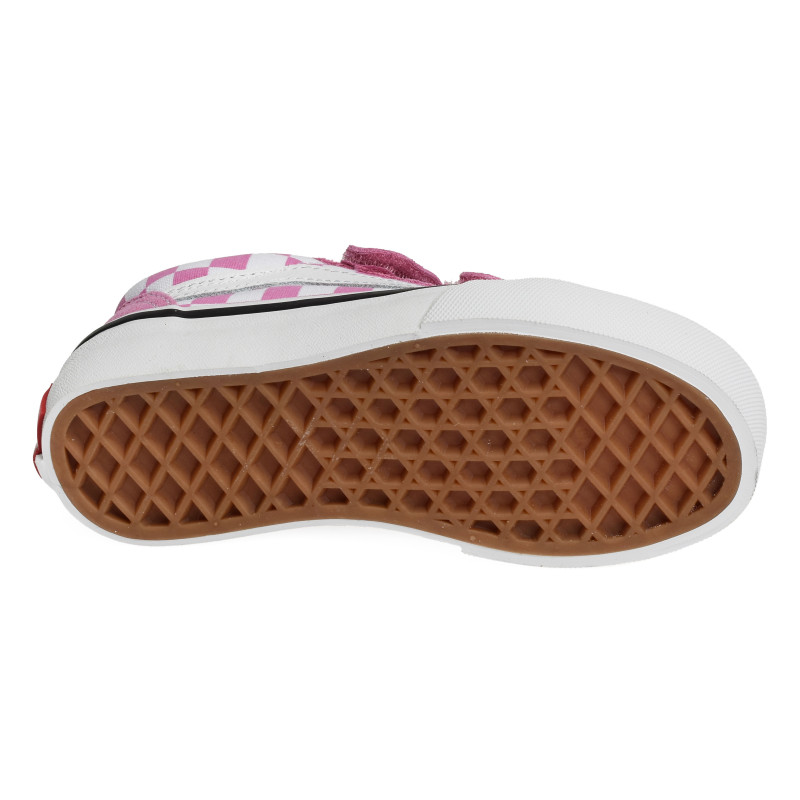 UY OLD SKOOL VEL Rose Blanc, Sneakers basses Vans