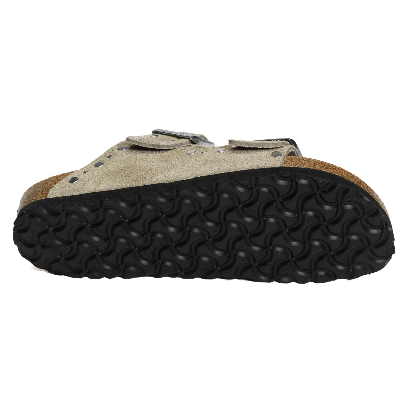 ARIZONA RIVET Taupe, Mules Birkenstock