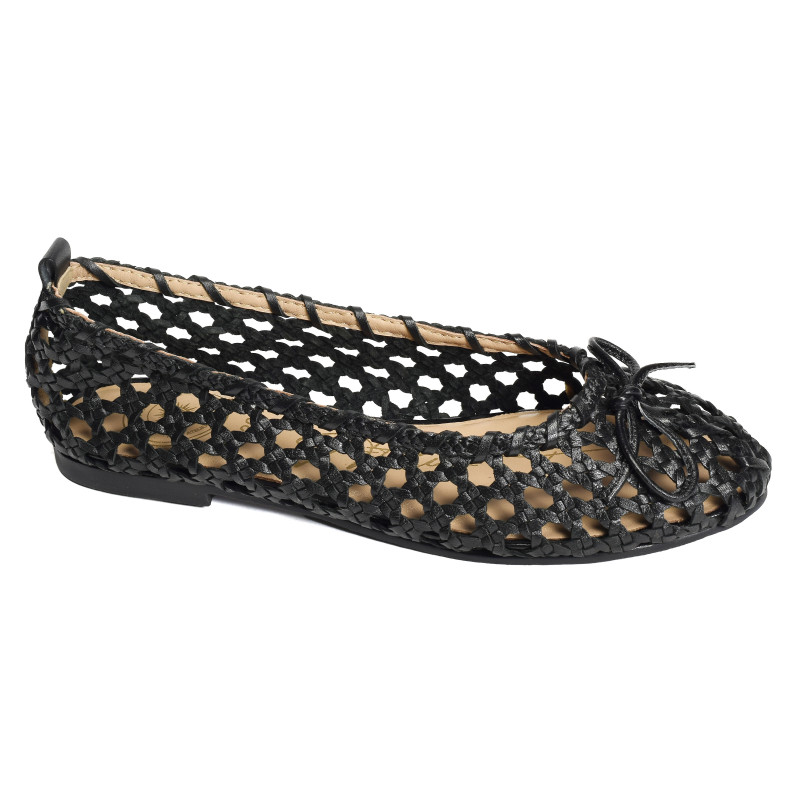 CHR3202 Noir, Ballerines Atelier Tropézien