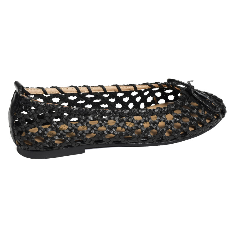 CHR3202 Noir, Ballerines Atelier Tropézien